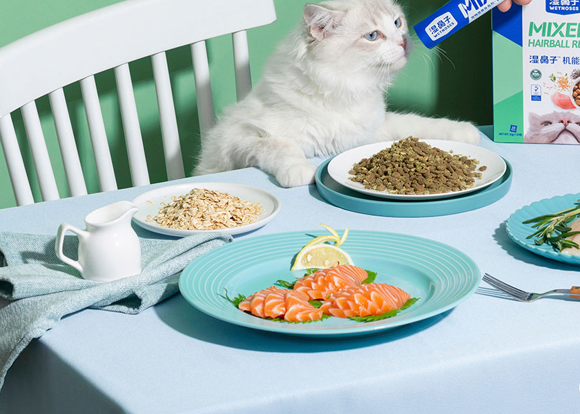 Flat Bottom Cat Food Bags with Resealable Zip