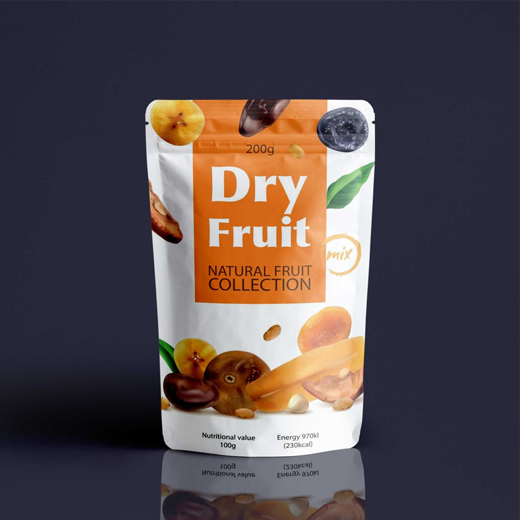 Stand Up Pouches For Dry Fruit Packaging