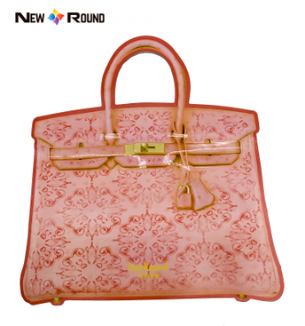 Custom Printed Handbag Shaped Pouch Die Cut Stand Up Bags with Zipper
