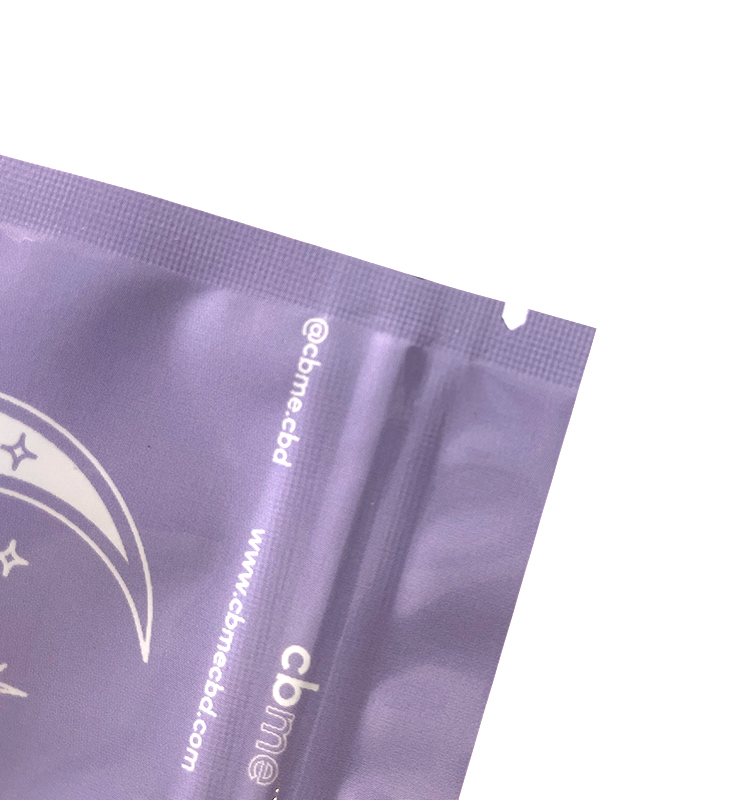 Grade Aluminum Foil Three Sides Seal Bag Facial Mask Packaging Facial Mask Bag with Logo
