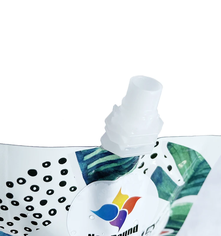Custom Printed Biodegradable Refill Stand Up Shampoo Spout Pouch Bag for Skincare