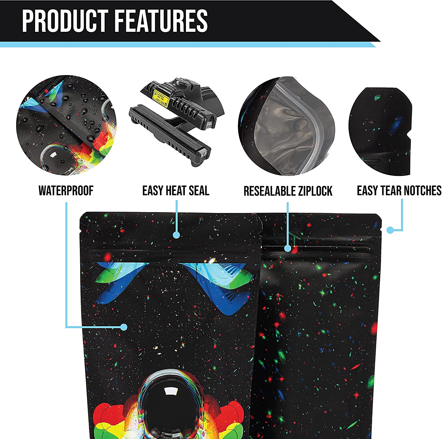 pink anti-static packaging bag