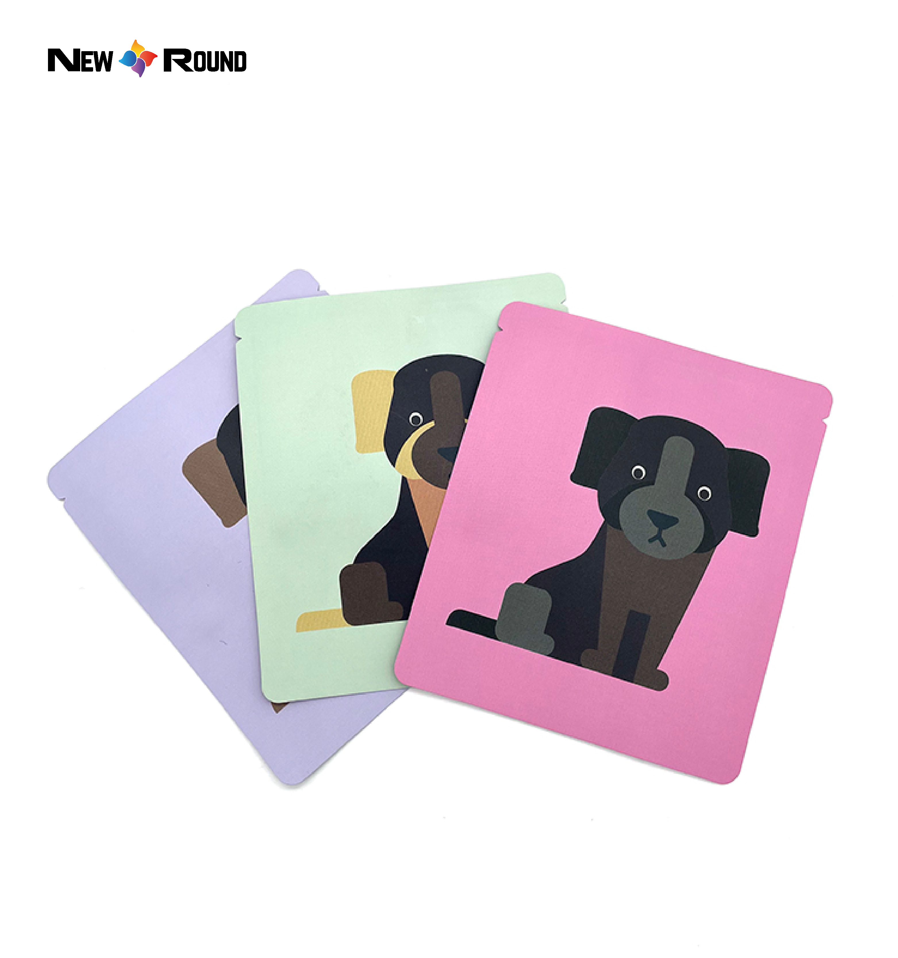 Packaging Bag Food Flat Bottom Dry Dog Snack Custom Printed Pet Treat Stand Up Pouch