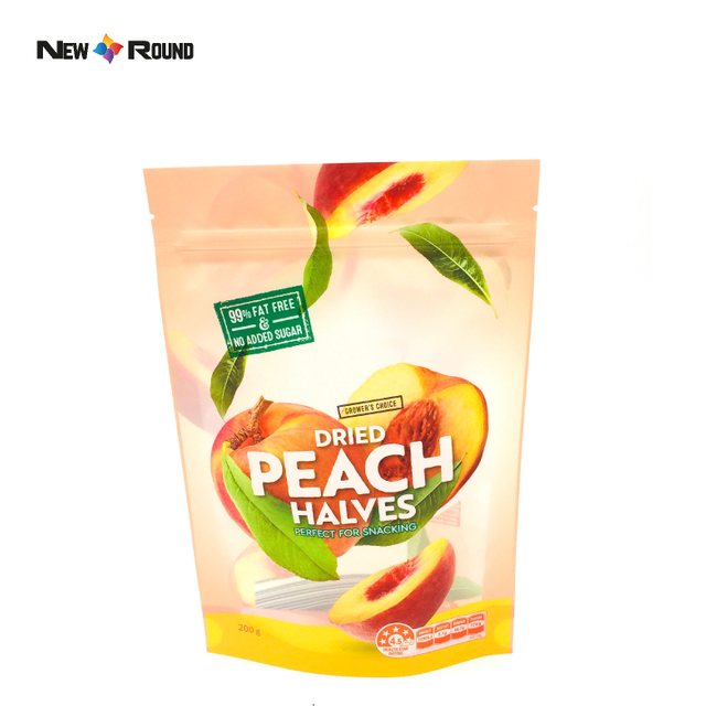 Wholesale Custom Logo Snack Mango Dried Fruit Plastic Packaging Stand Up Pouch Dry Food Packaging Bag