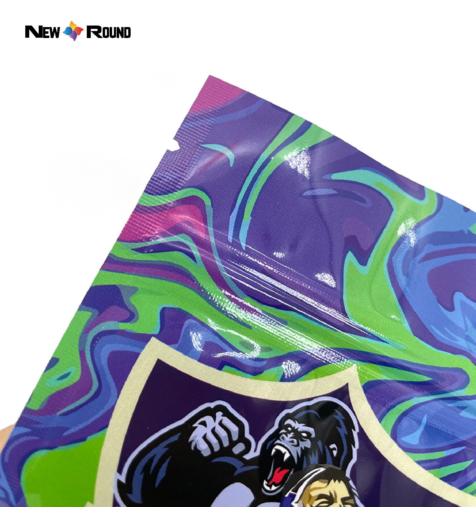 ChildProof Side Gusset Bag 3.5 Mylar Pouch Packaging Print Shape Customizable