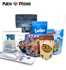 Custom Printed Laminated Aluminum Foil Zip Lock Bags with Logos Mini Flat Pouch Recyclable