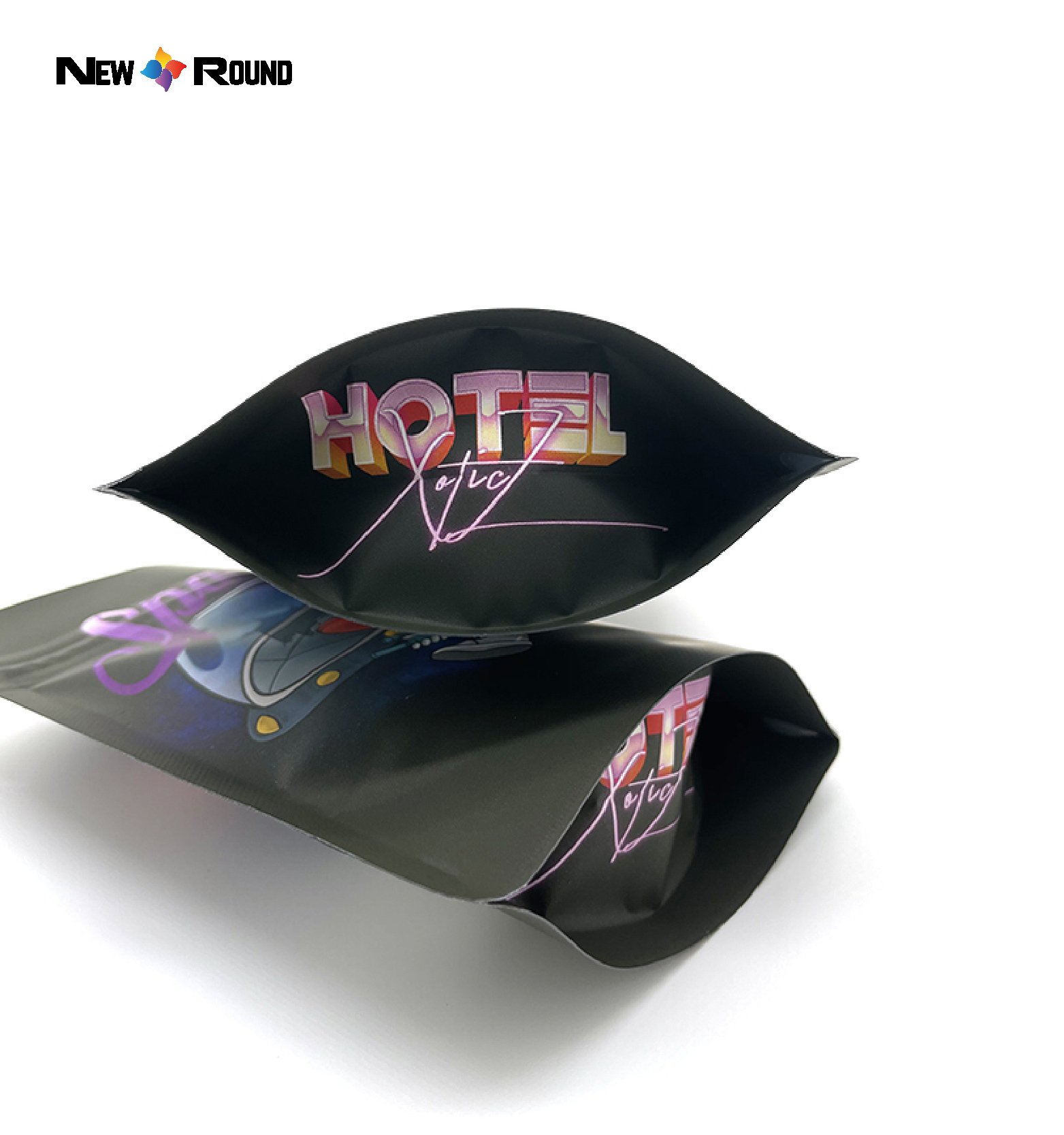 Custom Child Resistant Plastic Mylar Pouch Resealable Stand Up Zip Lock Medicine Bags