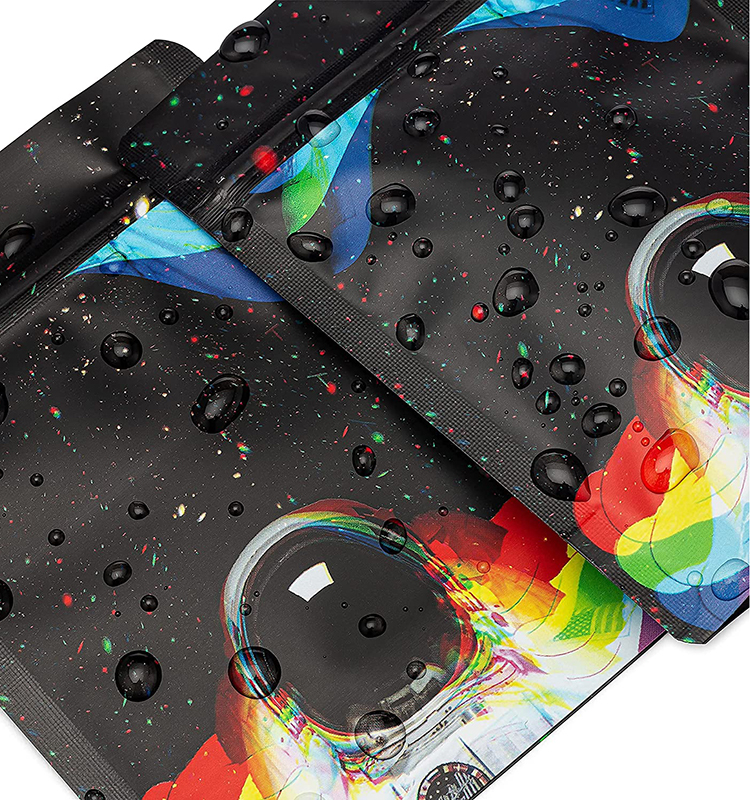 Custom Premium Recyclable Material Stand Up Pouch 3.5 Mylar Bags For Sauce Packaging