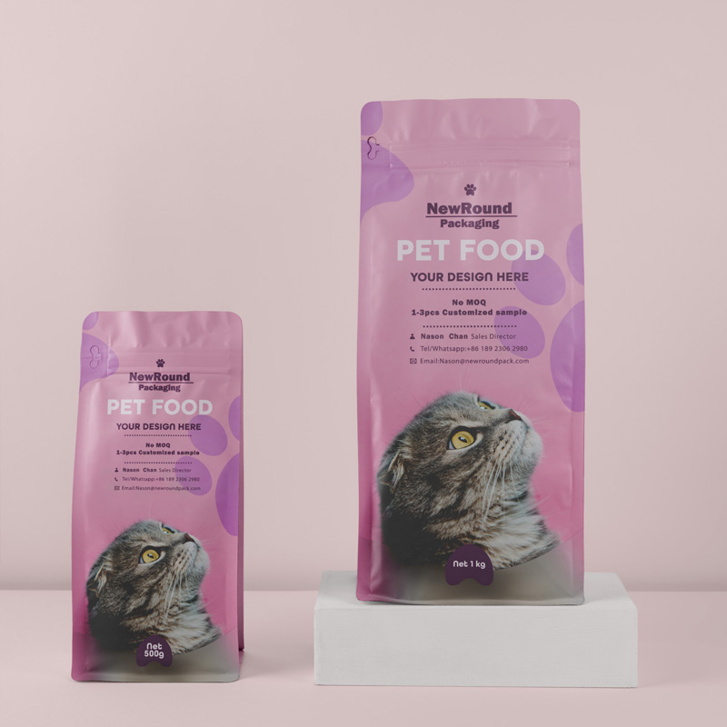 free pet food packaging mockup
