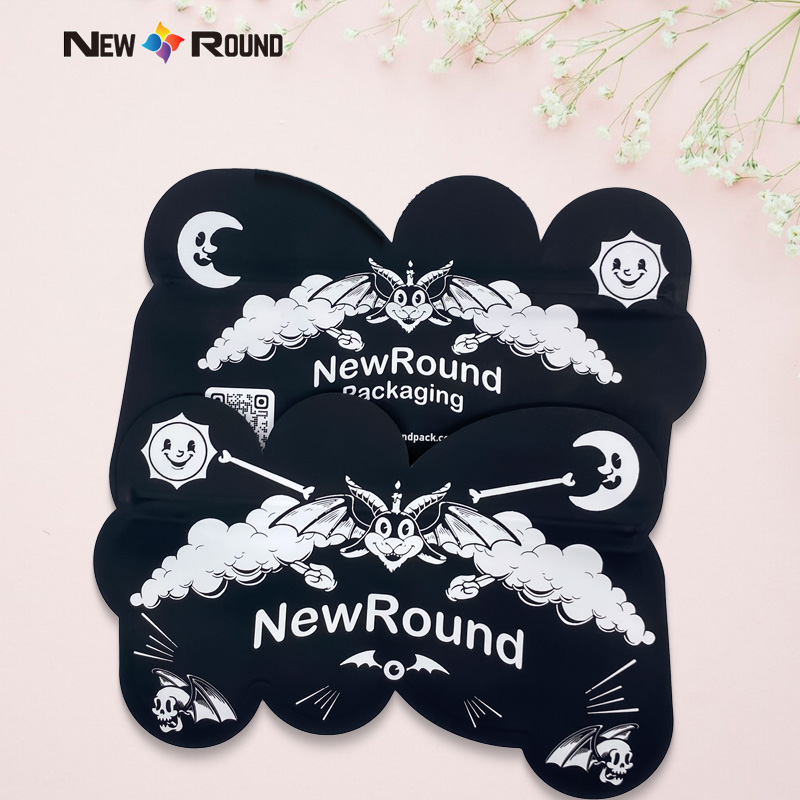 Matte-finish mylar packaging for premium edibles