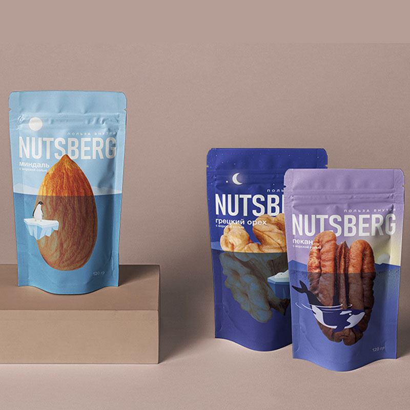 Food Storage Snack Stand Up Pouch for Dry Food