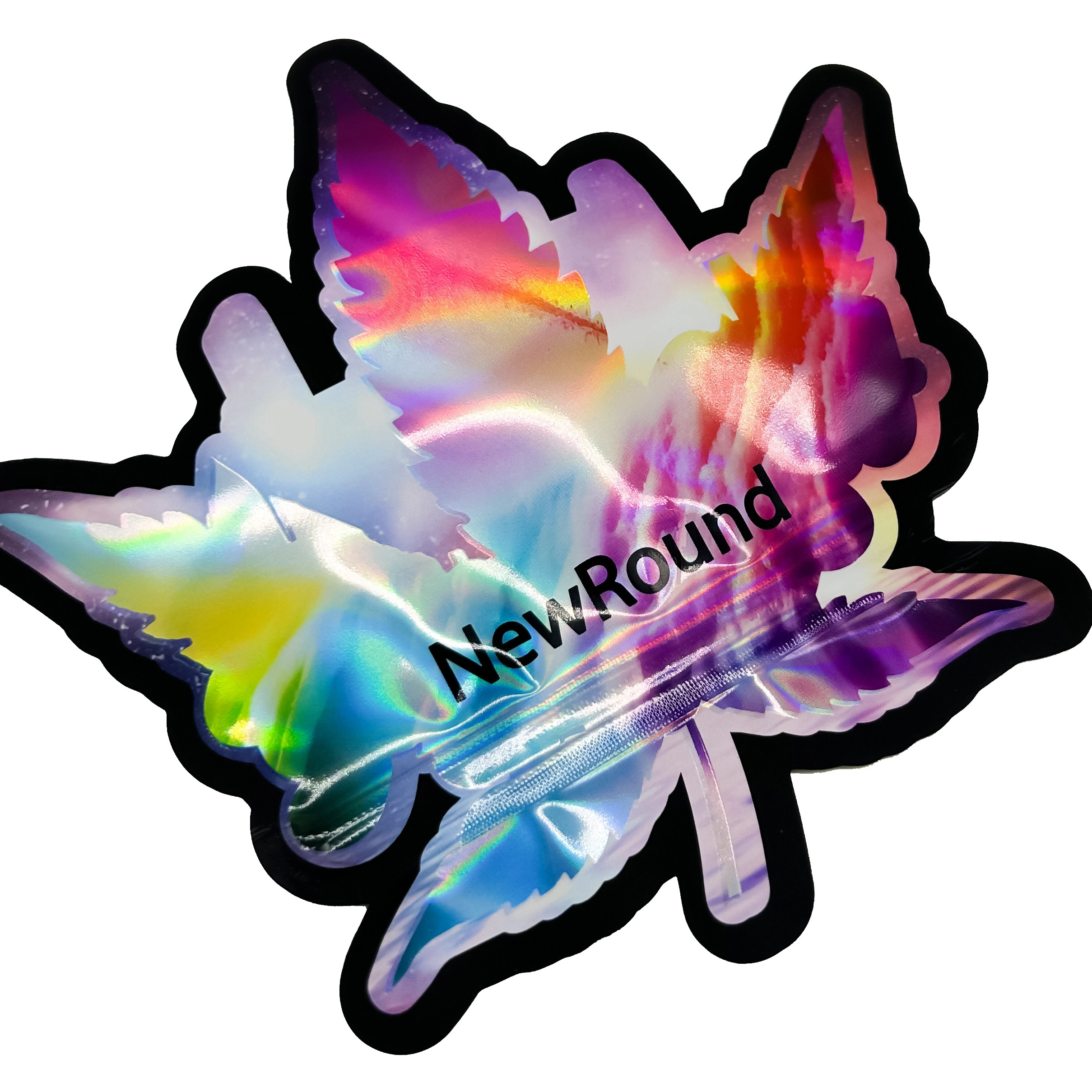 Custom Printed Plastic Special Shaped Gummy Cookie Bags Ziplock Die Cut Mylar Smell Proof Packaging Bags