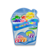 Custom Candy Pouch Stand Up Shape Mylar Bags 8th Mylar Spot UV Holographic Bags with Ziplock