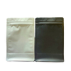 Customized Printed Resealable Flat Bottom Pouch Coffee Bean Packaging Bags Aluminum Plated Bag