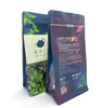 Custom Printed Flat Bottom Pouch Stand Up Pouch with Tear Notch And Press-to-close Zipper High Barrier for Food