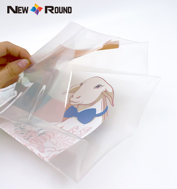 Clear Plastic PP Flat Packaging Bag With Side Gusset