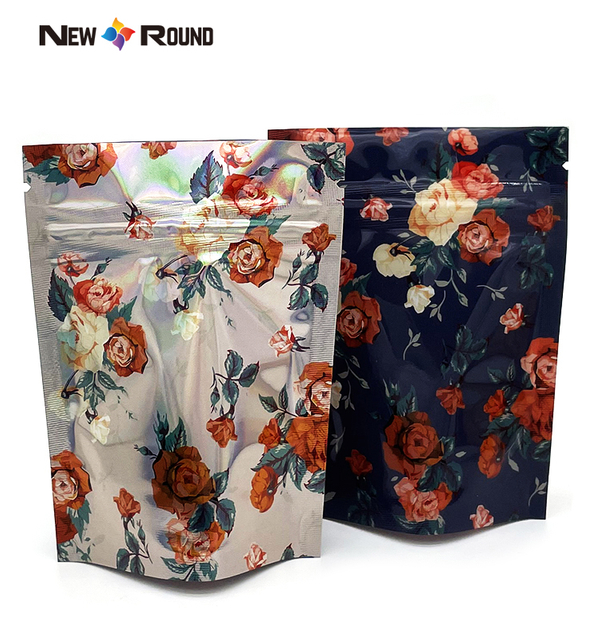 Resealable Smell Proof Mini Small Pre Packaging Childproof Candy Pack Gummies 3.5g Mylar Plastic Bag