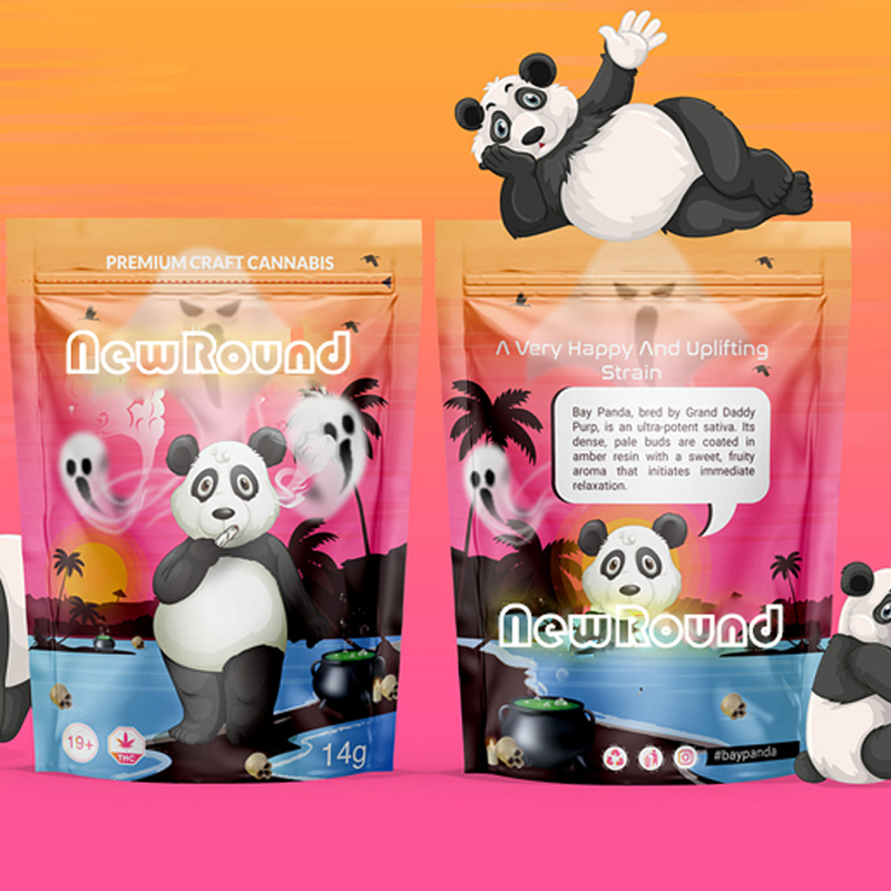 Eco-friendly mylar cannabis packaging