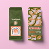 Reusable compostable coffee gusset bags