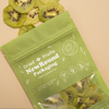 Stand up dry fruit kraft paper pouch with window 