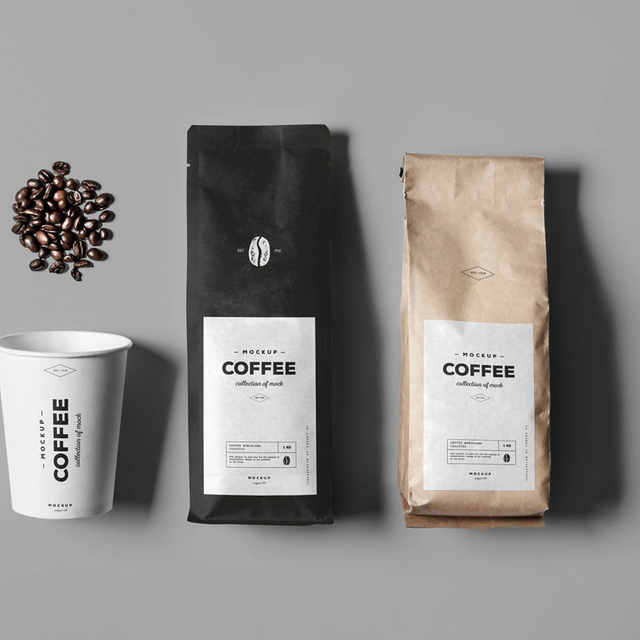 PLA compostable dual-use coffee snack bags