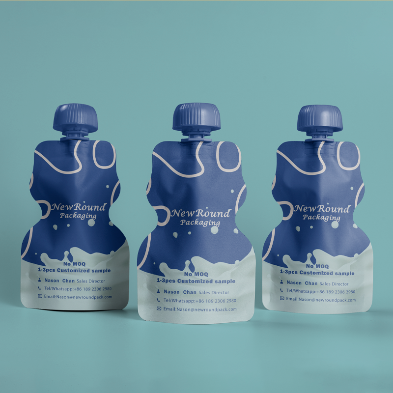 Eco-friendly custom printed spout pouches