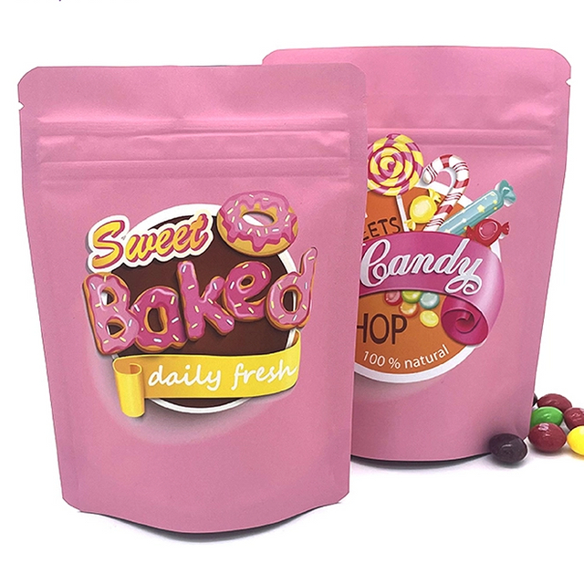Eco Friendly Customized Aluminum Foil Zip Lock Ziplock Stand Up Pouches Bag
