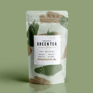 Stand Up Pouch Green Tea Bag