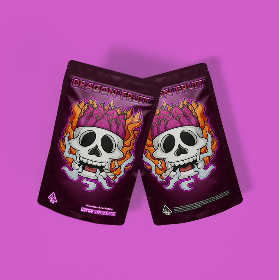 3.5g Child Resistant Ziplock Edibles Candy Pouch