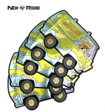 Bus Shape Mylar Zip Pouch Custom Mylar Packaging