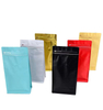Customized Printed Resealable Flat Bottom Pouch Coffee Bean Packaging Bags Aluminum Plated Bag