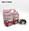 Custom Plastic Bags Transparent Spout Pouch Small Sachet Clear Drink Pouches