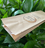 Custom Printed Back Side Sealed with Side Gusset Bag for Bread Cake Snacks Chips Food Packing with Handle