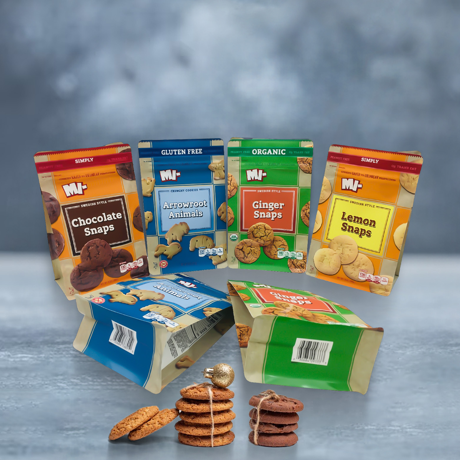 Packing Ziplock Craft Kraft Paper Food Dried Fruits Custom Stand Up Pouch Packaging Bag