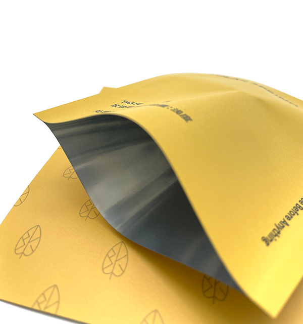 Customer Printed Pouches Flat Bottom Coffee Packaging Bag with Valve