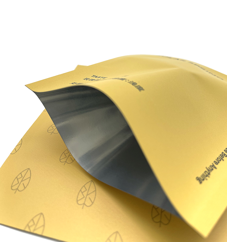 Customer Printed Pouches Flat Bottom Coffee Packaging Bag with Valve