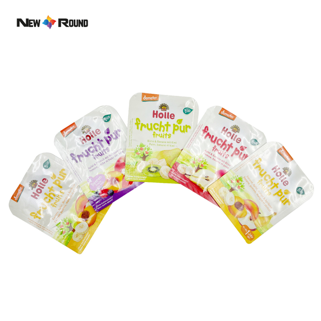 Biodegradable Food Grade Stand Up Mango Pineapple Banana Dried Fruit Chips Aluminum Foil Snack Food Bag
