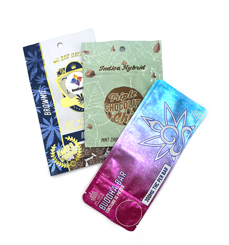 Biodegradable Child Resistant Exit Bags Smell Proof For Legal Medicinal Products Mylar Foil Zip Lock Bag