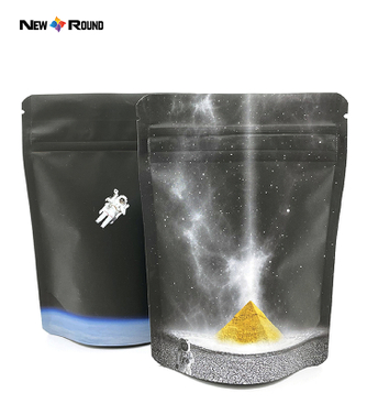 3.5g Mylar Bag Smell Proof Custom Printed Mylar Bags with Ziplock