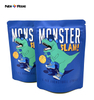 Smell Proof Airtight Foil Plastic Mylar Bags Laser Holographic Reusable Small Ziplock Packaging Mini Gummies Bag