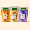 Pet treat bags with resealable zip lock